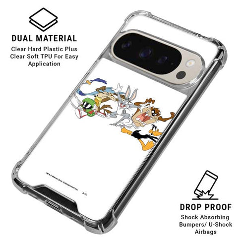 Looney Tunes Chase Pixel 9/9 Pro Clear Case